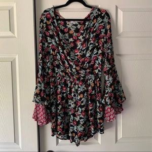 FLORAL ROMPER